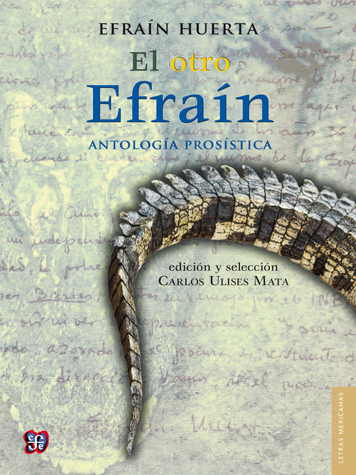 Title details for El otro Efraín by Efraín Huerta - Available